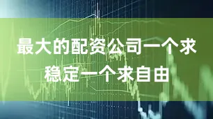 最大的配资公司一个求稳定一个求自由